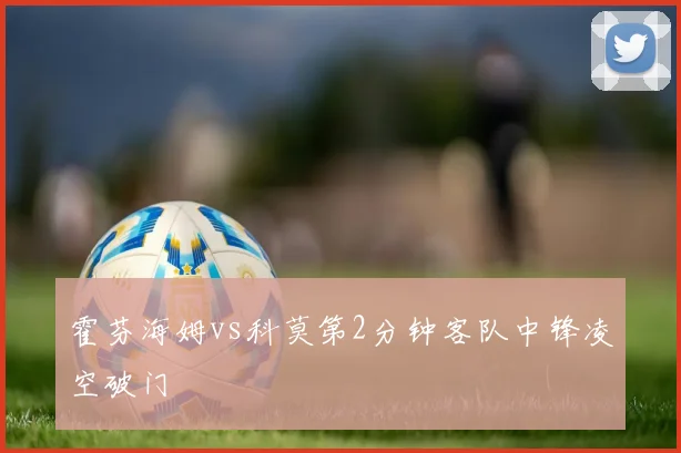 霍芬海姆vs科莫第2分钟客队中锋凌空破门